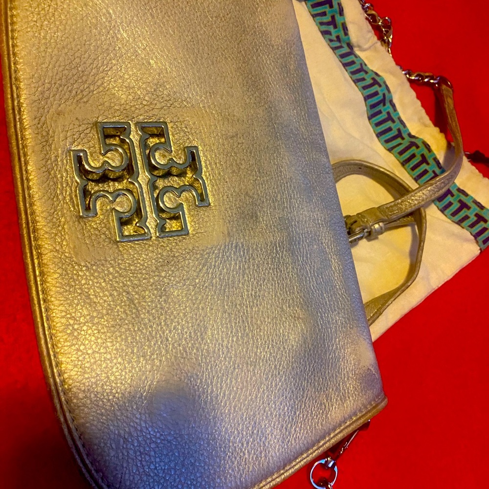 Tory Burch  silver purse